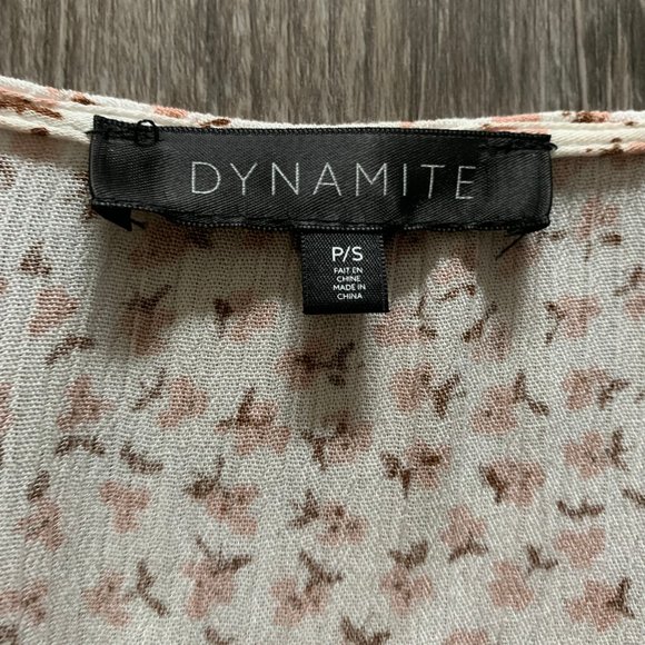 Small Dynamite Sun Dress - Floral Front Tie - Picture 3 of 3